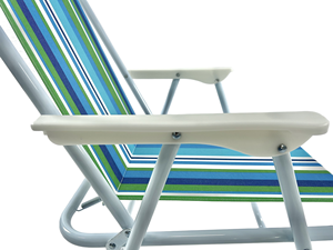 Chaise longue de plage pliable en métal moderne et confortable, design compact pour les escapades estivales, Sillas De Playa - Product Image 6