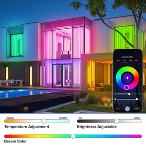 Tuya Smart Life WIFI Control RGB <span class=keywords><strong>Led</strong></span> Strip <span class=keywords><strong>Controller</strong></span> Soporte Control de Voz <span class=keywords><strong>4</strong></span> <span class=keywords><strong>Zone</strong></span> RF Remote - Product Image 5