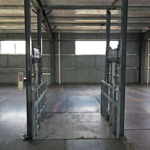 Elevador Hidráulico Vertical de Carga para Montaje en Pared <span class=keywords><strong>Exterior</strong></span> de 200 kg y 500 kg, Plataforma Elevadora Eléctrica Pequeña para el Hogar y Almacenes - Product Image 2