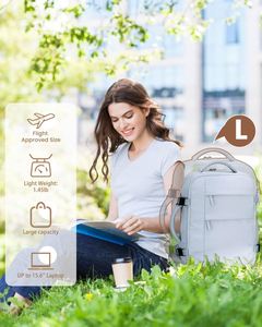 Sac à dos de voyage homologué pour le transport aérien, grand format, tissu imperméable et résistant, design ergonomique pour l'organisation des voyages, grande capacité - Product Image 2