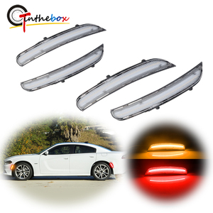 Frente del coche/trasero parachoques trasero lado marcador luz para Dodge Charger 2015-2018/luz de estacionamiento reemplazar OEM Sidemarker lámparas Aber - Product Image 2