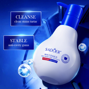 SADOER Ilumina Refresca el bicarbonato <span class=keywords><strong>de</strong></span> sodio para limpiar los <span class=keywords><strong>dientes</strong></span> <span class=keywords><strong>Pasta</strong></span> <span class=keywords><strong>de</strong></span> <span class=keywords><strong>dientes</strong></span> Elimina las manchas <span class=keywords><strong>de</strong></span> <span class=keywords><strong>dientes</strong></span> Blanquea el esmalte Reduce el sangrado gingival - Product Image 3