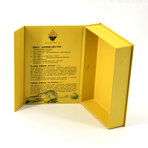 Customized Logo Luxury Grey Board Tea Packaging <b>Book</b> Shape Rigid Gift <b>Boxes</b> With Magnetic Closure - Product Image 2