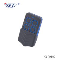 Télécommande RF 433 MHz de haute qualité à code d'apprentissage, 4 boutons, petit porte-clés pour porte de garage