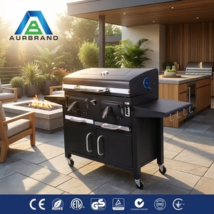<span class=keywords><strong>Barbecue</strong></span> au <span class=keywords><strong>charbon</strong></span> de bois d'extérieur avec armoire de rangement, <span class=keywords><strong>barbecue</strong></span> portable robuste sur chariot pour jardin et terrasse, usine OEM/ODM - Product Image 1
