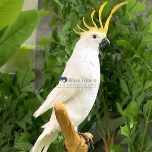 Super Vivid Animatronic Animal Modelo Animatronic Pájaros Cacatúa Blanca - Product Image 1