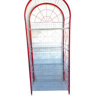 Étagère à vaisselle robuste à 4 niveaux, poids net supérieur à 5,5 kg, support en forme de X, organisateur de vaisselle autoportant pour la cuisine