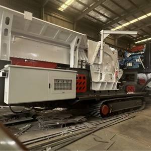 Estación Móvil de Trituración Tipo Crawler, Trituradora de Tipo Contraataque, Línea de Producción Móvil de Trituración Tipo Neumático, Equipo de Trituración de Piedra - Product Image 4