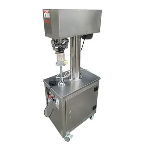 Beer Can Closing Sealing Machine Small Semi-Automatic Aluminium Beverage Food Tin Can Seaming Canning Machine