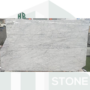 Dalles de marbre blanc Bianco Carrara italien personnalisées, polies, veinées gris-blanc, prix direct usine, idéales pour le revêtement de sol et le pavage - Product Image 3