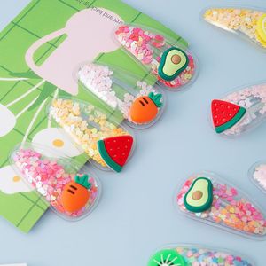 Cute Fruit BB <b>Clips</b> For Kids Plastic Hairpins Daily Use Child Hair Accessories <b>Spring</b> 2023 Yiwu Origin - Product Image 4