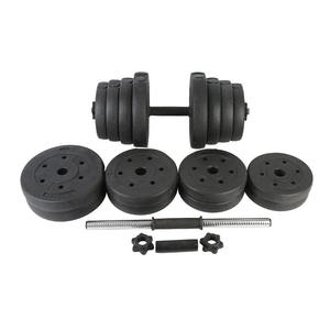 FDFIT réglable pondéré sable mélange haltères ensemble ménage fer rempli caoutchouté <span class=keywords><strong>20</strong></span> <span class=keywords><strong>Kgs</strong></span> - Product Image 2