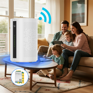 Módem OpenWRT con Wi-Fi de doble banda 5G y <span class=keywords><strong>WiFi</strong></span> 6, módulo celular 5G, antenas internas, enrutador avanzado - Product Image 1
