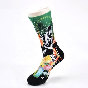 Chaussettes de Sport classiques 360 degrés <span class=keywords><strong>avec</strong></span> Logo numérique et écran, nouveauté, impression personnalisée de <span class=keywords><strong>Photo</strong></span> d'animal de <span class=keywords><strong>chien</strong></span>, chaussettes de Sublimation pour hommes - Product Image 4