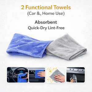 Kit de nettoyage de l'intérieur et des vitres de voiture en 15 pièces, brosse pour volets de ventilation, 180 °   Brosse en verre pivotante et rétractable, mise au point automatique, utilisation multi-scénarios - Product Image 4