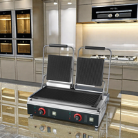 Nouvel équipement de cuisine commerciale Double Shawarma Machine à gaz avec armoire pour les industries de la restauration rapide, des restaurants et des hôtels