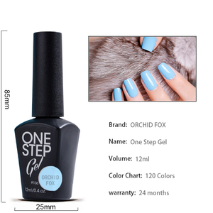 ORCHID FOX Vernis à ongles UV de couleur premium à séchage rapide, sans base ni top coat, 3 en 1, gel en une seule étape - Product Image 5