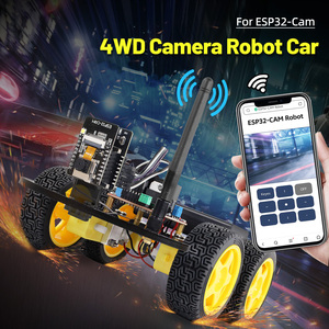 ESP32-CAM, Kit empat roda mobil cerdas dengan fungsi pengenalan DIY, Robot mobil pemula untuk <span class=keywords><strong>Programmer</strong></span> - Product Image 6