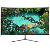 Moniteur de PC de bureau HDR de 27 pouces OEM Moniteur incurvé à écran large avec taux de rafraîchissement de 75Hz