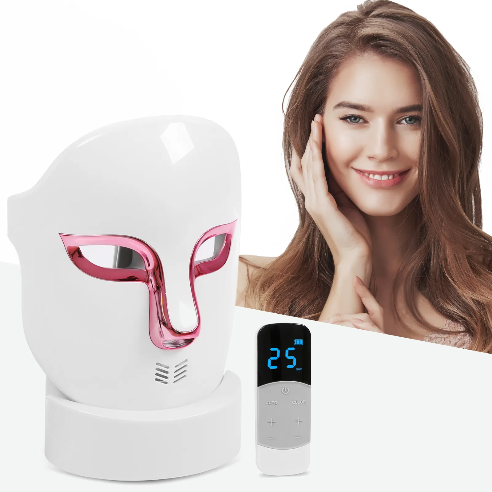 Manufacturer Wholesale Led Photon Light Therapy Face Beauty Machines Home Use facial led mask