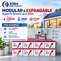 Batterie Lithium LiFePo4 12V 100Ah 1280Wh, 5000 cycles, décharge pulsée max 500A, cycle profond, remplacement AGM pour camping-car, motorhome, solaire