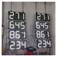 Paket Papan Tanda Gas LED 16 Inci Angka Digital, Bensin & Solar