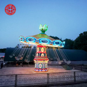 Manèges de parc d'attractions populaires, émotionnants pour enfants et adultes, chaise volante rotative de luxe à tête oscillante, attraction de luna park - Product Image 5