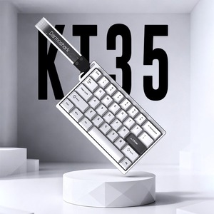 คีย์บอร์ดสำหรับเล่นเกม darmshark 35% แบบแม่เหล็กเอฟเฟกต์ห้องอลูมิเนียม KT35 8kHz ทริกเกอร์เร็วมือเดียวสำหรับ valorant CS2 eSports - Product Image 1