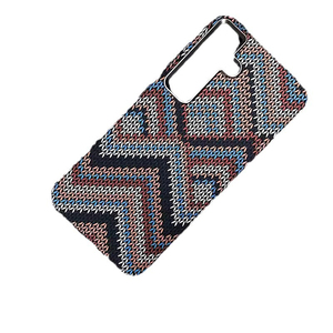 Coque de téléphone magnétique intégrale texturée en <span class=keywords><strong>fibre</strong></span> de carbone avec veilleuse pour Samsung S26 PLUS - Product Image 5