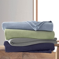 Vente en gros de couverture polaire grise Couverture aérienne promotionnelle