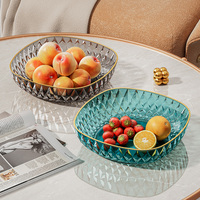 Luxe premium handgemaakte plastic PP schaalset voor luxe keukens, milieuvriendelijk gepolijst design voor verse snacks, salades & fruit