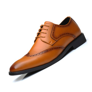 Chaussures de bureau pour hommes, mocassins à lacets, semelle intermédiaire en PU, semelle extérieure en cuir et caoutchouc, tendance mode, haute qualité, vente chaude - Product Image 3