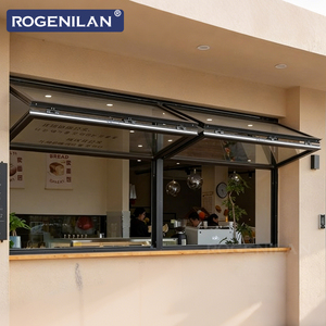 Ventanas Plegables de Aluminio Resistentes a Impactos de Gran Tamaño Rogenilan, Ventana Plegable de Doble Vidrio Templado para Exteriores - Product Image 4