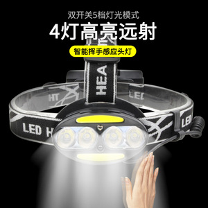 ไฟฉายคาดศีรษะ E Smarter LED ความจุ 2000 มิลลิแอมป์ ชาร์จซ้ำได้ ปรับความสว่างได้ เหมาะสำหรับงานกลางแจ้ง - Product Image 3