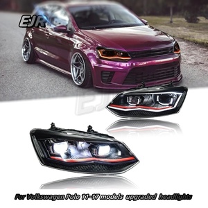 Fari a LED per <span class=keywords><strong>Volkswagen</strong></span> <span class=keywords><strong>POLO</strong></span> 6R 2011-<span class=keywords><strong>2018</strong></span> Aggiornamento VW <span class=keywords><strong>Polo</strong></span> MK5 Sistemi di Illuminazione Auto Gruppo Ottico Anteriore per Vettura VW - Product Image 2