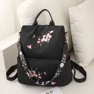 2025 Model Fashionable Nylon Material Women's Style <b>Backpack</b>. Portable. Suitable for Daily Use.6856 - Product Image 2
