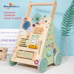 Bambino camminatore in legno apprendimento Push and Pull <span class=keywords><strong>passeggini</strong></span> deambulatore <span class=keywords><strong>giocattolo</strong></span> educativo apprendimento - Product Image 1