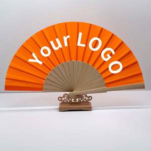 Abanico de Mano Plegable de Madera con Decoración Personalizada a Precio de Fábrica, Abanico de Bambú con Impresión Personalizada para Bodas - Product Image 3