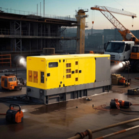 [En stock] Groupe électrogène silencieux Atlas Copco 80 kW en veille, 100 kVA, démarrage automatique ATS
