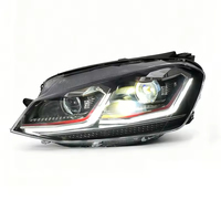 Phares de voiture pour Volkswagen Golf 7 MK 7 2013-2020, nouvelle version améliorée, ensemble de phares avant LED, phares modifiés