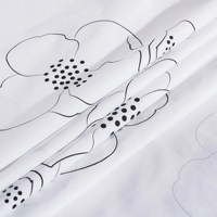 Ensembles de literie d'hôtel 100% coton Queen Size imprimé à la demande Ensemble de draps blancs pour hôtels
