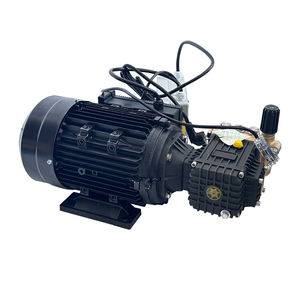 مضخة مياه ثلاثية المكونة تعمل بالكهرباء للأغراض الصناعية مزودة ببخاخ تشغيل وإيقاف أوتوماتيكي بقوة 3 كيلو وات 2200 رطل لكل بوصة 150 بار لضغط عالٍ في عملية التنظيف - Product Image 6