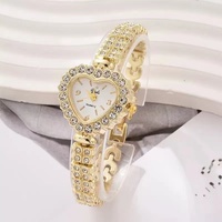 FM-01, el Más Reciente, Regalo para el Día de San Valentín, Juego de Joyería, Reloj de Mujer, Regalo de Moda, Juego de Diamantes, Reloj de Cuarzo con Forma de Corazón