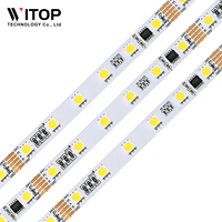 Bande lumineuse DMX512 24V 96 LED HI512ES IC 2835SMD UCS512 3000K 4000K adressable, signal DMX parallèle, LED Pixel DMX, LED SMD