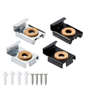 Clips pendentifs miroir à ressort Kit de fixation murale <span class=keywords><strong>pince</strong></span> de plaque de Support <span class=keywords><strong>pince</strong></span> fixe en <span class=keywords><strong>verre</strong></span> - Product Image 1