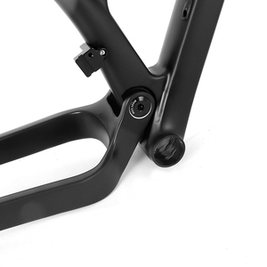 Cadre de vtt suspendu complet en fibre de carbone T900, avec axe transversal, 12x148mm, couleur noir pur, livraison gratuite - Product Image 6