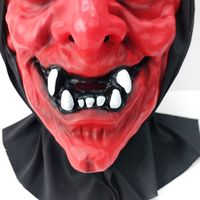 Party Favor 1 PC Red Demon Mask avec des yeux féroces Halloween Full Face Devil Mask Monster Masquerade Foam Mask for Cosplay Costume