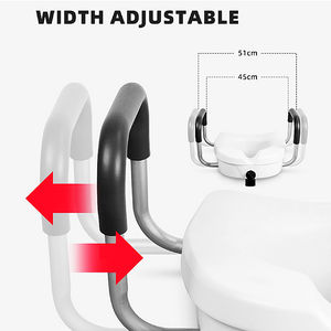 Rehausseur de toilettes moderne de haute qualité en alliage d'aluminium pour personnes âgées et femmes enceintes - Product Image 6