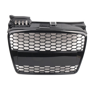 Nueva Parrilla Delantera para Audi A4 B7, Negro Brillante, Plástico ABS, 2005-2007, Pieza de Repuesto - Product Image 1