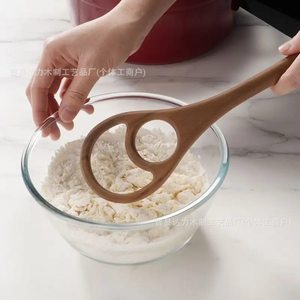 Mélangeur à pâte en bois, outil de mélange pour la boulangerie et la cuisine, facile à utiliser - Product Image 1